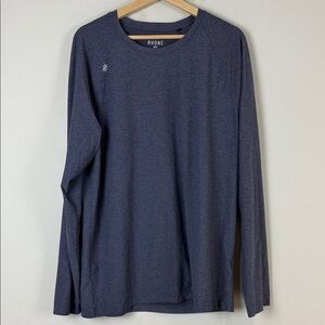 Rhone Men's Blue Long Sleeve Tee Size Extra Large